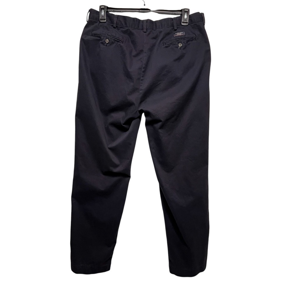 Polo Ralph Lauren Men Classic Fit Chino Pants Navy Blue Size 38x34 Preppy Casual